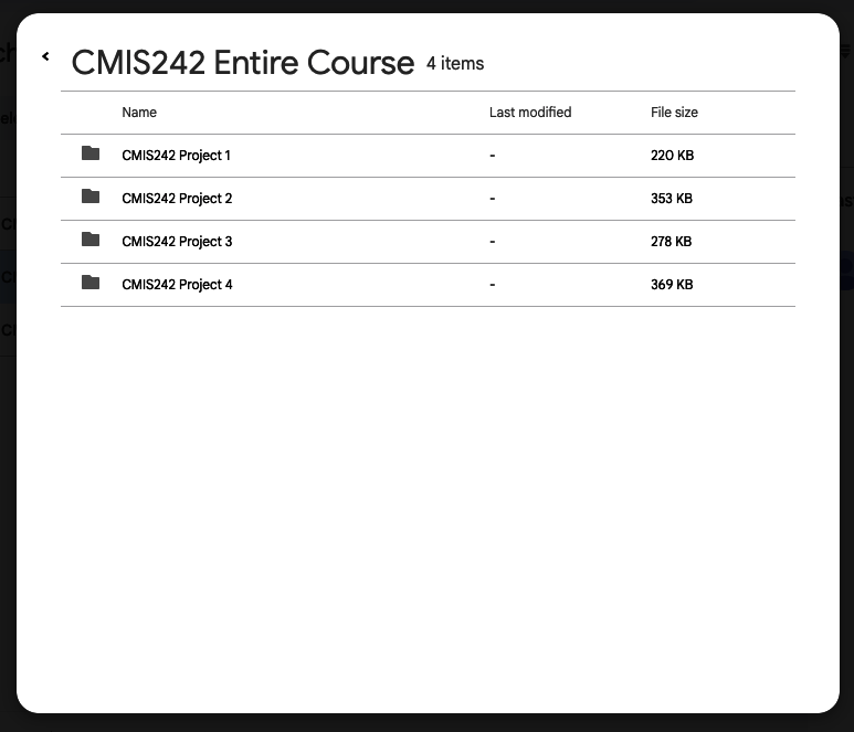 [NEW SOLN] CMIS 242 ENTIRE COURSE HELP