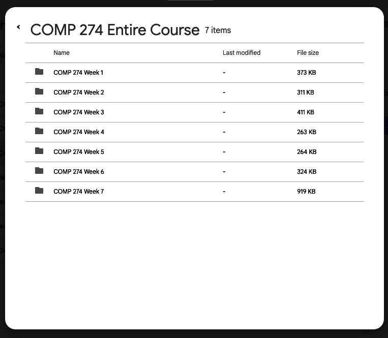[SOLVED] COMP 274 ENTIRE COURSE HELP