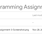 [NEW SOLN] CSIS 209 PROGRAMMING ASSIGNMENT 3