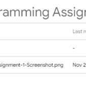 [NEW SOLN] CSIS 209 PROGRAMMING ASSIGNMENT 1