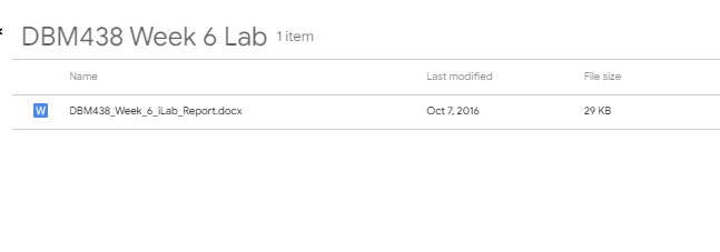 [SOLVED] DBM438 LAB 6 CREATING AND MANAGING USERS IN THE DATABASE: I. OBJECTIVES